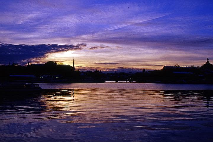 Stoccolma al tramonto